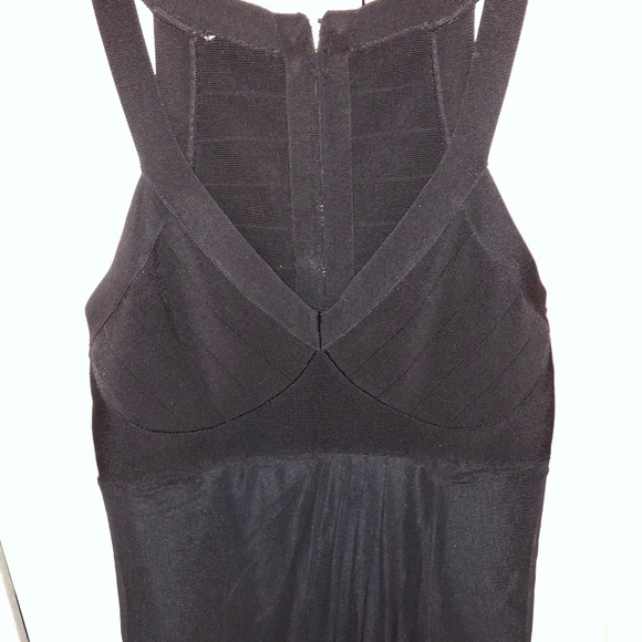 Bebe Bandage Flowy/Sheer Maxi Dress - Picture 2 of 4